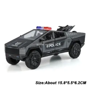 1:32 Scale Diecast Police Car with Lights 14 Sbdbe75ded3bb43a6832d7a3210398d53U