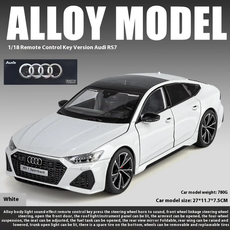 1:18 Scale RS7 Remote Control Car 7 1:18 Scale RS7 Remote Control Car - Image 7