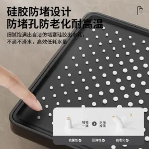 32cm Black High-Pressure Rain Shower Head 14 Sbdc89600879d48ae88e4a90f061c8401U