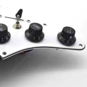 White HSH Electric Guitar Pickguard Assembly 9 Sbdca07f6250b49378e2e59bf957da28e8