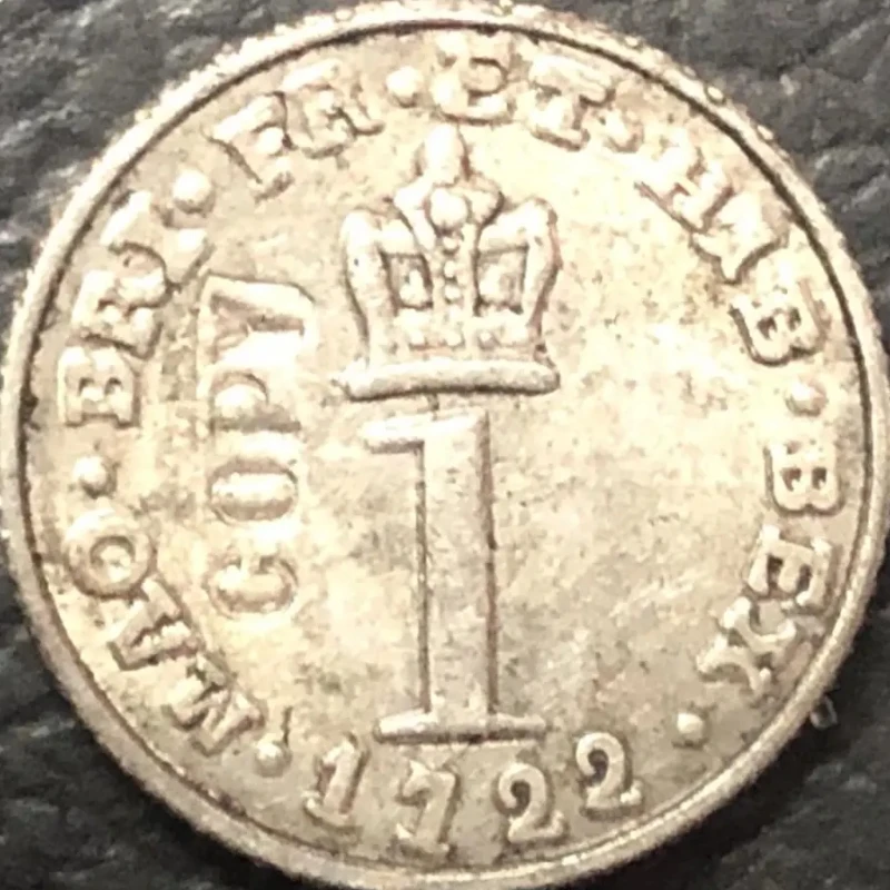 Vintage 1722 George III Coin Replica 3 Vintage 1722 George III Coin Replica - Image 3