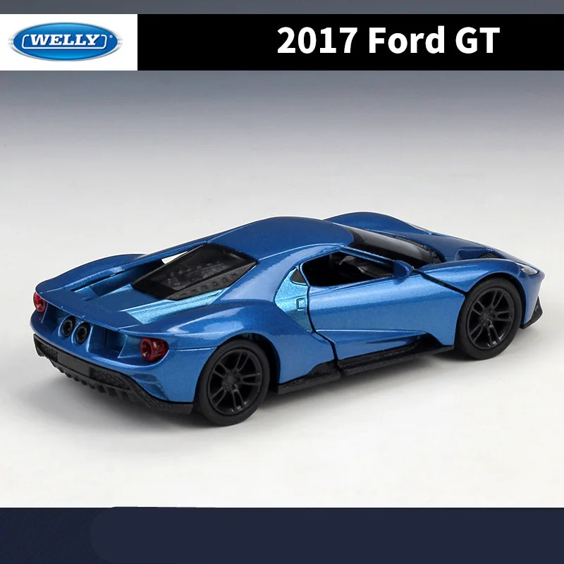 2017 Ford GT Diecast Model 1:36 Scale Blue 6 2017 Ford GT Diecast Model 1:36 Scale Blue - Image 6