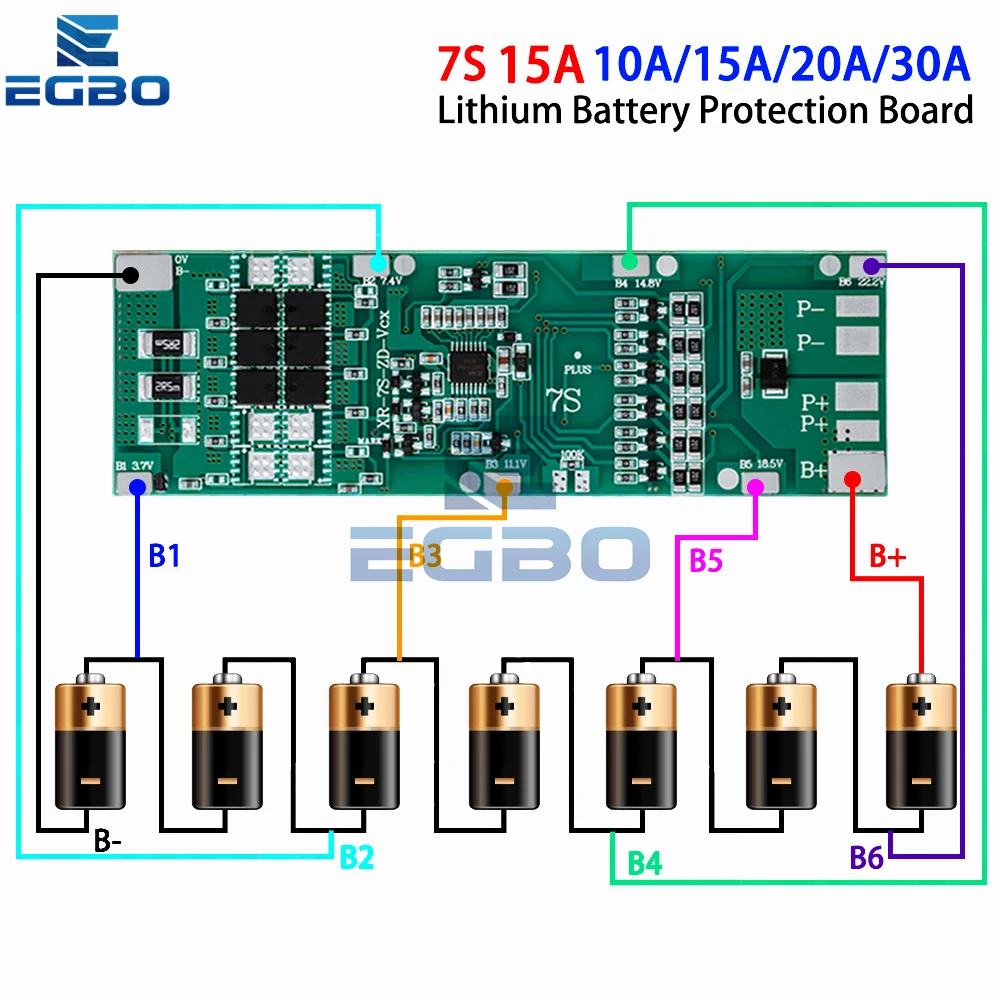 7S Lithium-Ion Battery Management System PCB 6 7S Lithium-Ion Battery Management System PCB - Image 6
