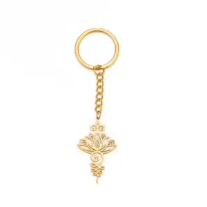 Stainless Steel Lotus Keychain for Spiritual Symbolism 17 Sbe82ecf71fc54998b3dee0dc23309f5cZ