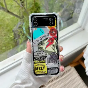 Retro Vintage Collage Phone Case for Samsung Z Flip 15 Sbe887756818f496094a96c3766e3d2e7O