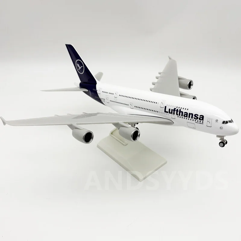 Lufthansa Airbus A380 Resin Model 30cm 1:240 5 Lufthansa Airbus A380 Resin Model 30cm 1:240 - Image 5