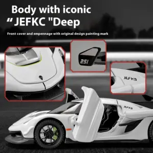 1/32 Black JESKO Die-Cast Model Car 13 Sbebb7f5be2664b7e9efef159d3d2f42cv