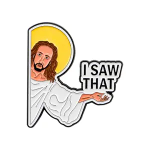 Cartoon Jesus Badge - Vibrant Alloy Pin 8 Sbf05b026599c43d8a7f925da75a91fb1w