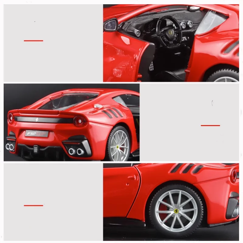 Ferrari F12 TDF 1:24 Diecast Model 6 Ferrari F12 TDF 1:24 Diecast Model - Image 6