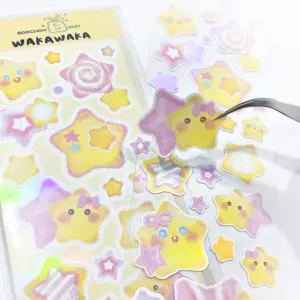 Colorful Y2K Star Sticker Sheet for Crafts 14 Sbf31a166e5244168baea7ad9fffb37f8M