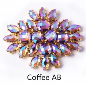 Vibrant Rhinestone Flower Appliques (4.5x4 cm) 19 Sbf71b5b5a163488daaa9406243c749556