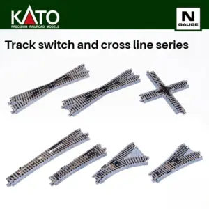 KATO N-scale Cross Track Switch 1/160