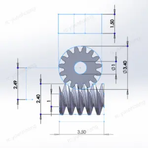 Brass Gears Set for 1:87 Models 11 Sbf9925d276ba43b18cf54e2219df293eA