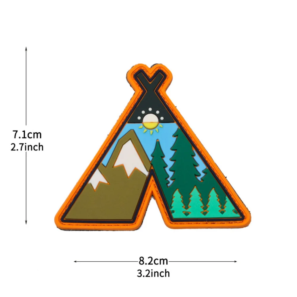 Outdoor All-Terrain Camp PVC Badge 3 Outdoor All-Terrain Camp PVC Badge - Image 3