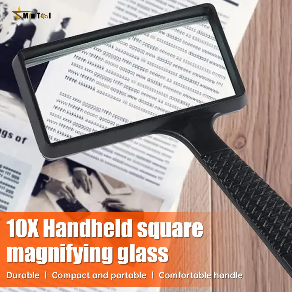 10x Square Handheld Magnifier for Inspection 3 10x Square Handheld Magnifier for Inspection - Image 3