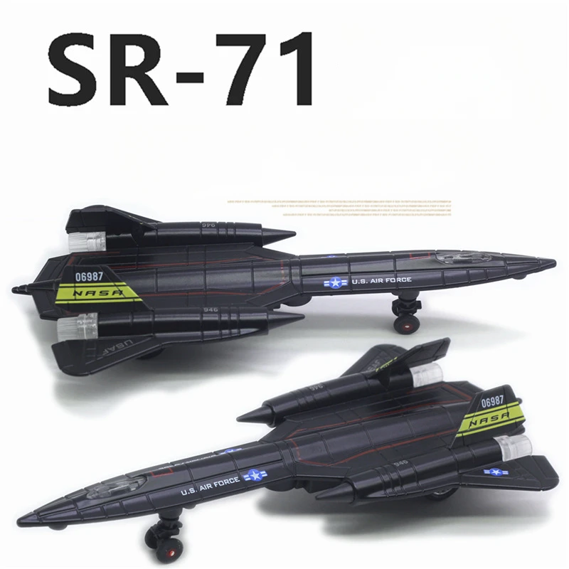 SR-71 Blackbird Diecast Model with Light & Sound 5 SR-71 Blackbird Diecast Model with Light & Sound - Image 5