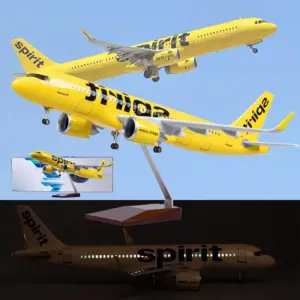 Vibrant Yellow Airbus A320 Model 1/80 Scale 9 Sc014ccff00974c2ea7bf9772f712f429v