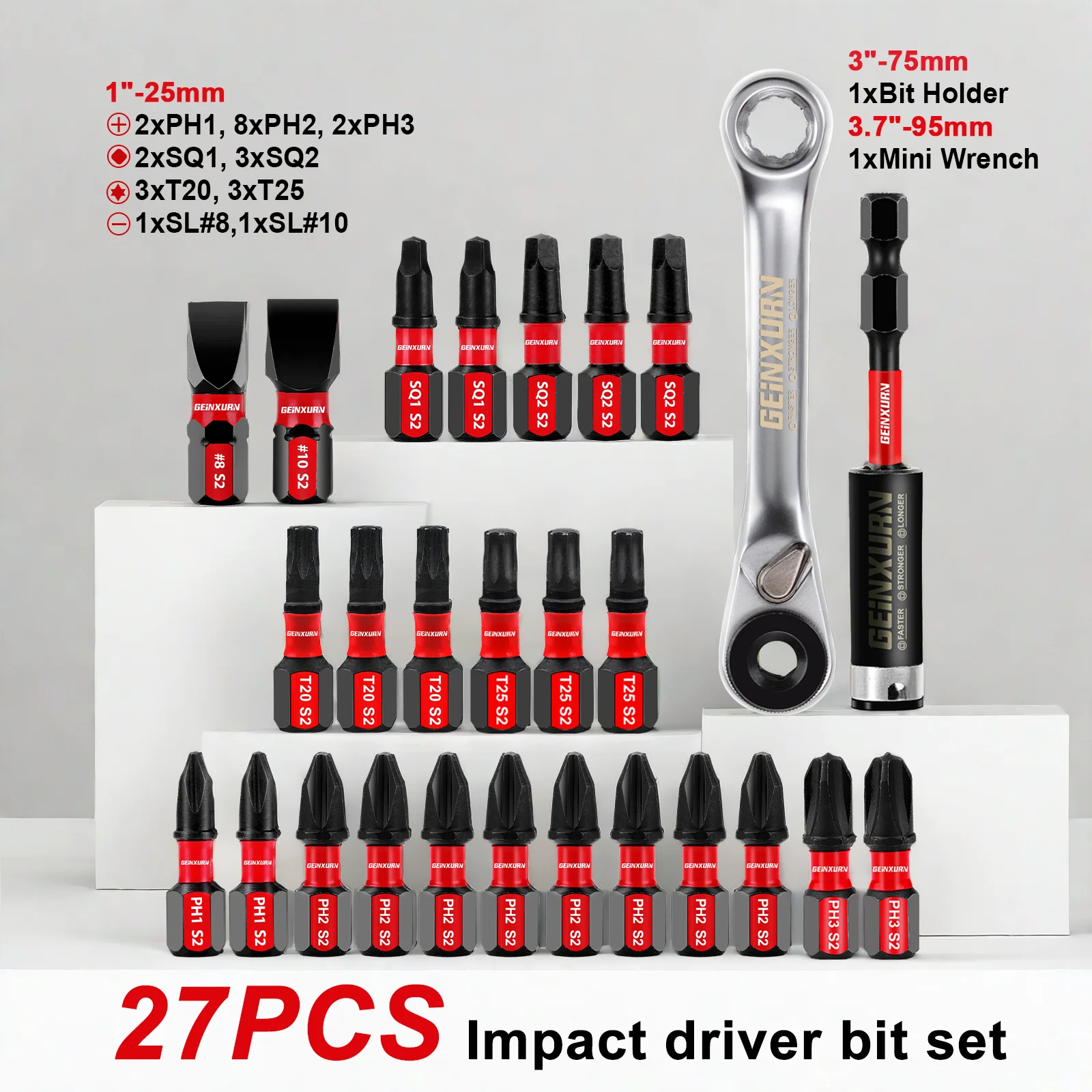 Impact Magnetic Screwdriver Bit Set for Professionals 9 Impact Magnetic Screwdriver Bit Set for Professionals - Image 9