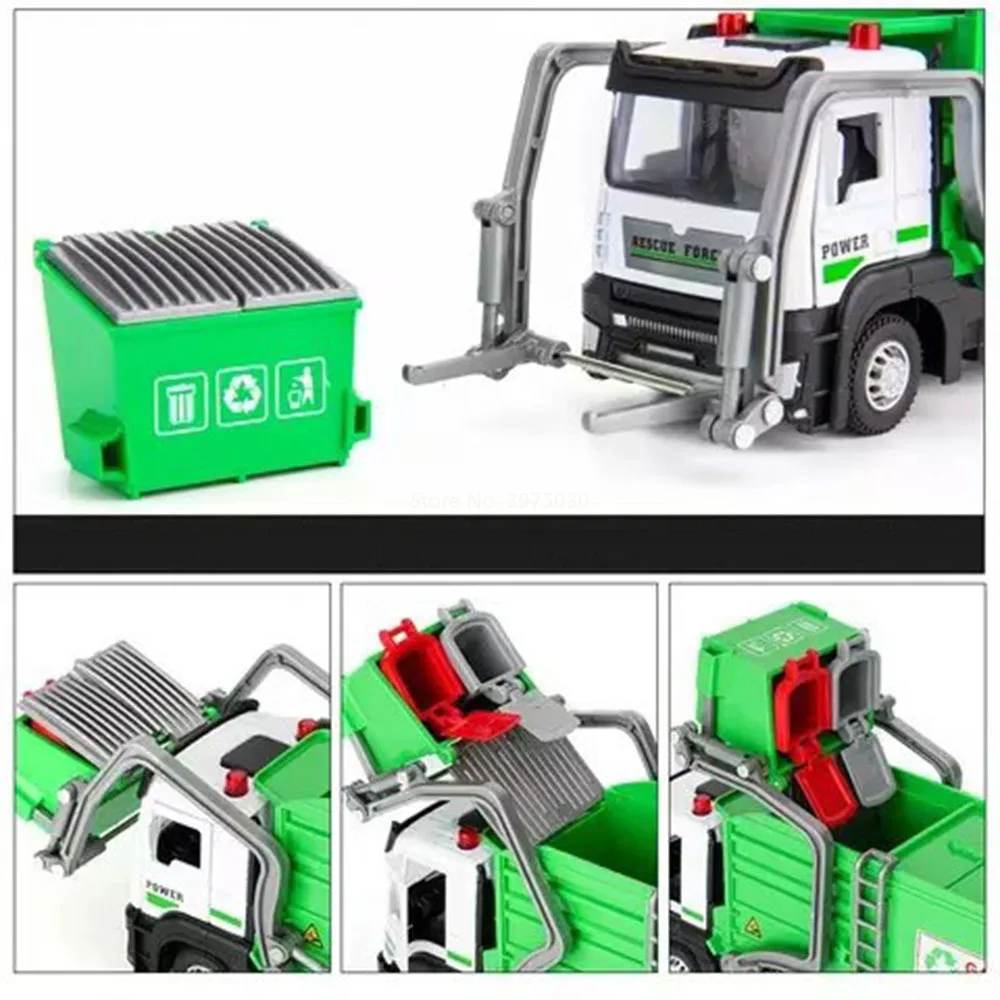 1:32 Scale Garbage Collection Truck Model 2 1:32 Scale Garbage Collection Truck Model - Image 2