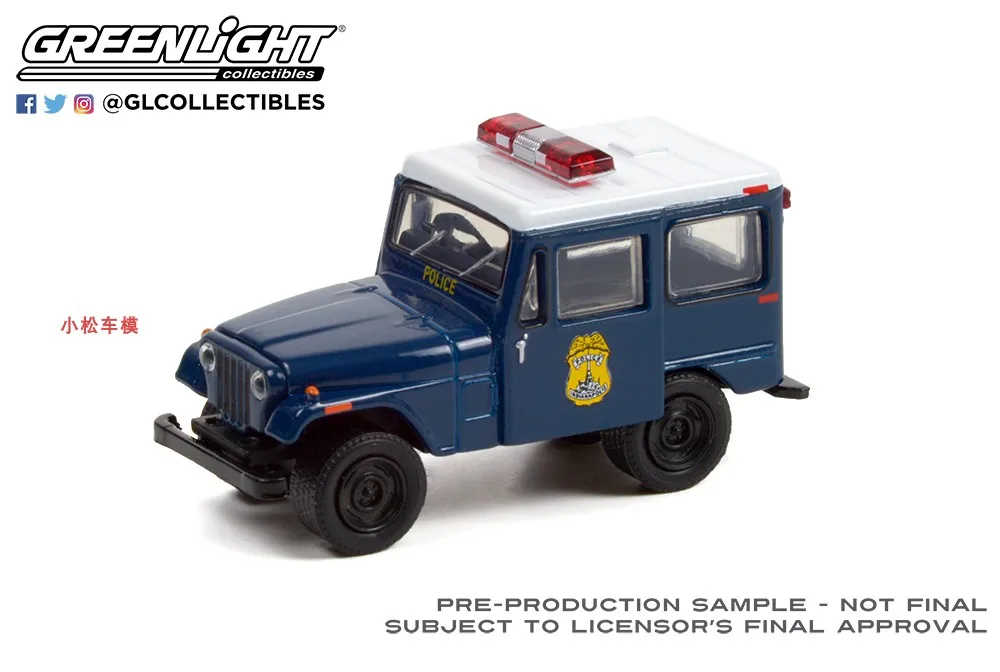 1974 Jeep DJ-5 Police Diecast Model Replica 3 1974 Jeep DJ-5 Police Diecast Model Replica - Image 3