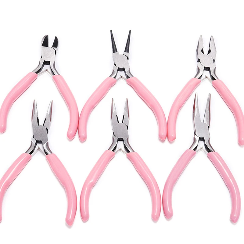 Elegant Mini Jewelry Pliers with Pink Handles 3 Elegant Mini Jewelry Pliers with Pink Handles - Image 3
