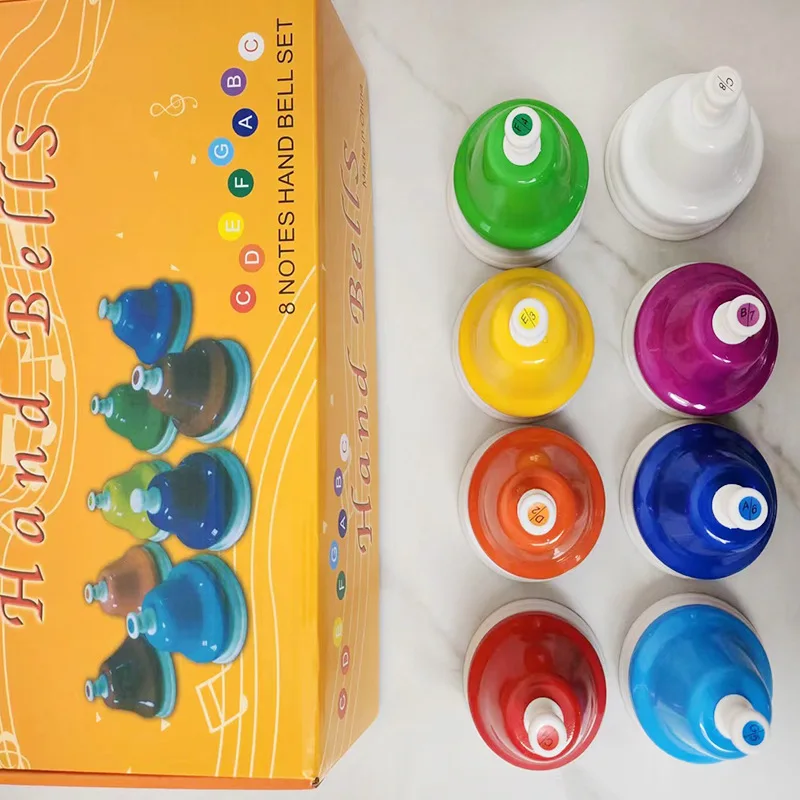 Colorful Handbell Set for Kids Musical Education 3 Colorful Handbell Set for Kids Musical Education - Image 3