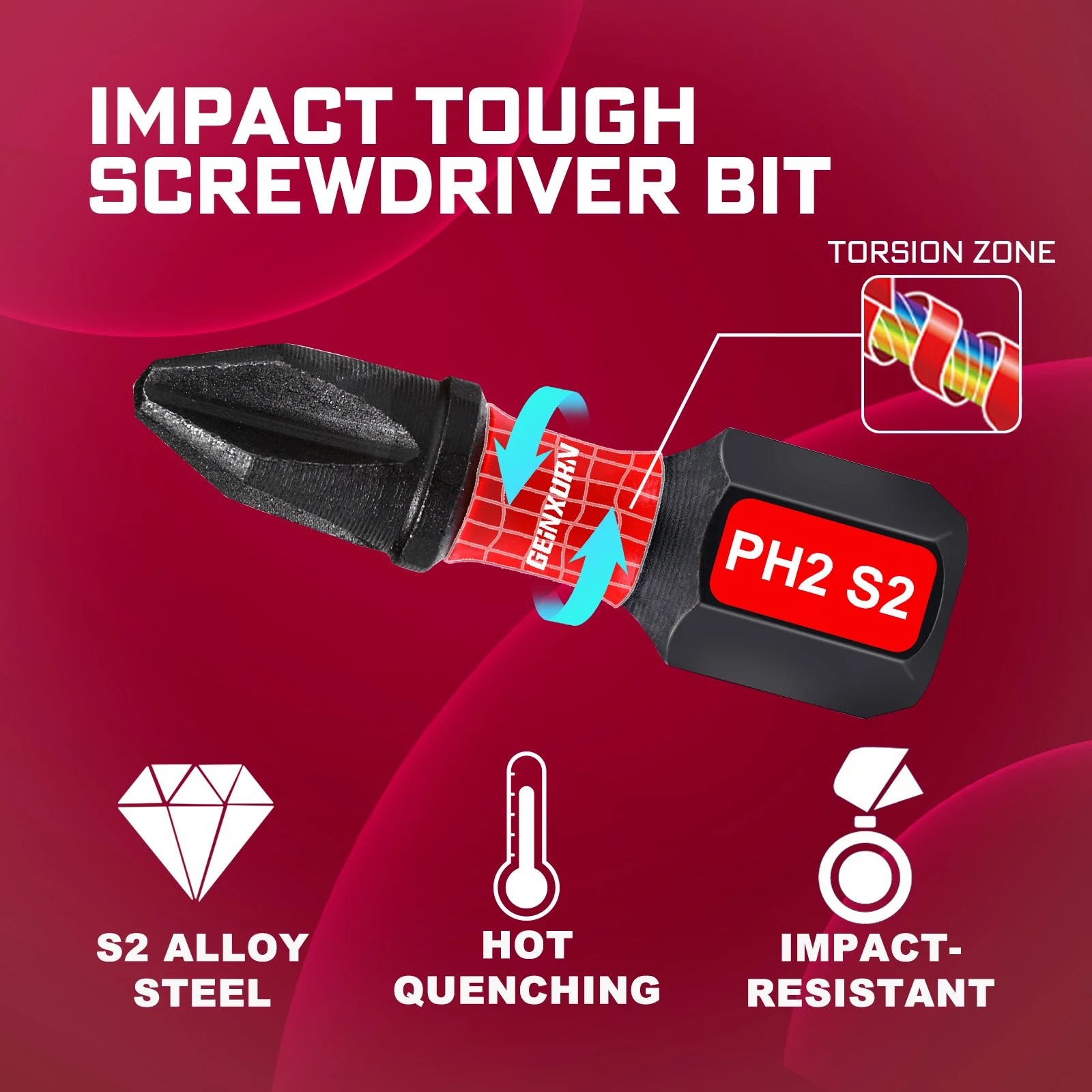 42-Piece Impact Screwdriver & Socket Set 3 42-Piece Impact Screwdriver & Socket Set - Image 3