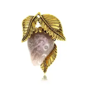 Strawberry Brooch by Drip Oil in Red or Bronze 15 Sc0a1fa98e85641069011c5aca5fd0ecdC