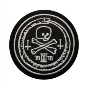 MEMENTO MORI Skull Patch with Embroidery 7 Sc0c330fa461a452d8dc83d153694b79ay 2