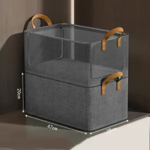 Foldable Clothes Storage Organizer 47x28x20cm 18 Sc103bfa1fc934cacb2bf4cc0118f68278