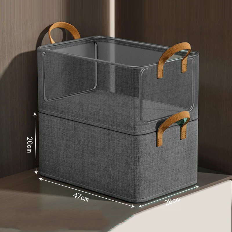 Foldable Clothes Storage Organizer 47x28x20cm 9 Foldable Clothes Storage Organizer 47x28x20cm - Image 9