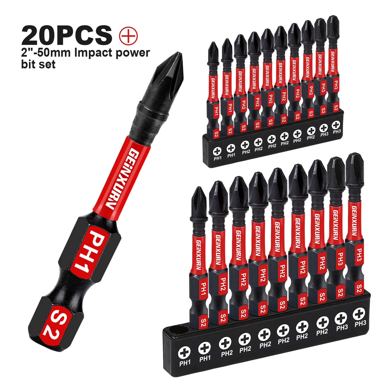 Impact Magnetic Phillips Bits Set for Impact Drivers 7 Impact Magnetic Phillips Bits Set for Impact Drivers - Image 7