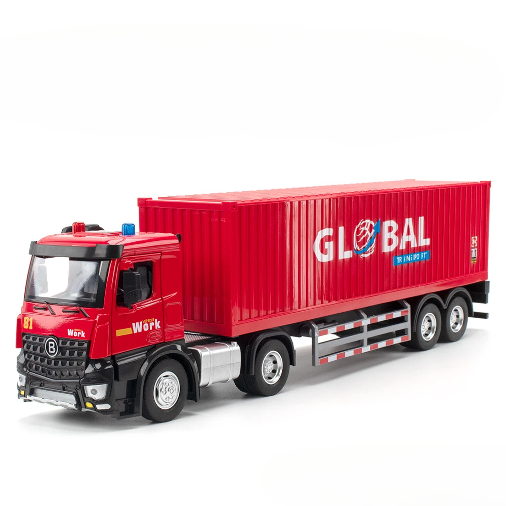 1:24 Scale Blue Construction Vehicle Model 7 1:24 Scale Blue Construction Vehicle Model - Image 7