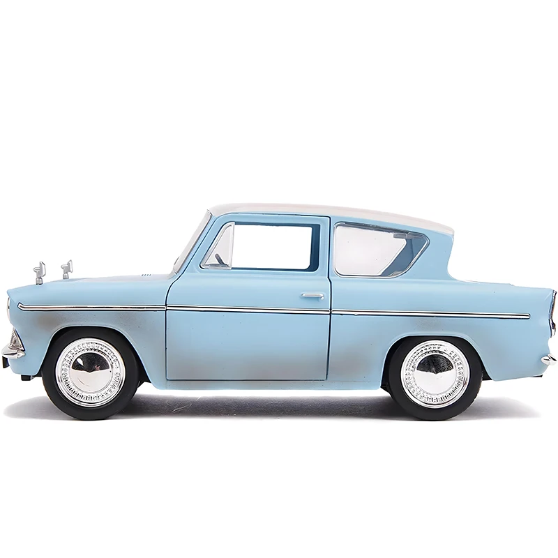 1959 Ford Anglia 1:24 Diecast Model Blue & White 4 1959 Ford Anglia 1:24 Diecast Model Blue & White - Image 4