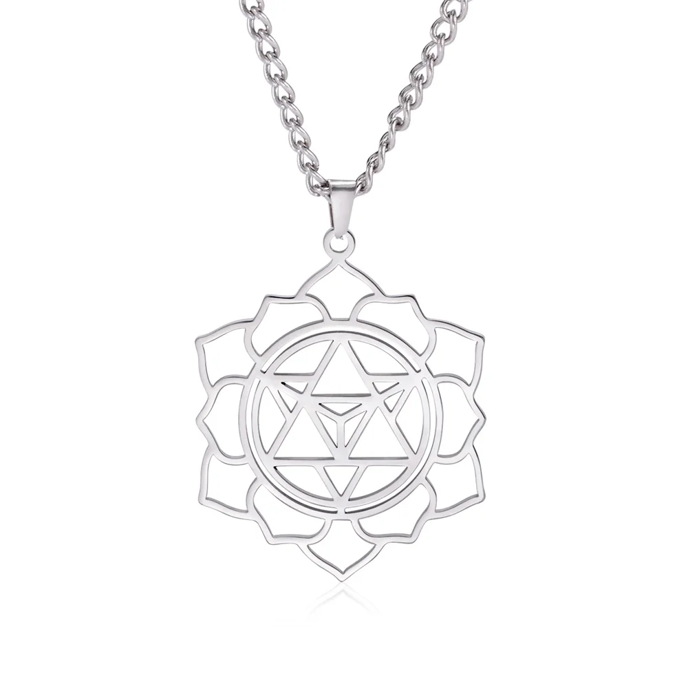 Stainless Steel Merkaba Star Necklace 8 Stainless Steel Merkaba Star Necklace - Image 8