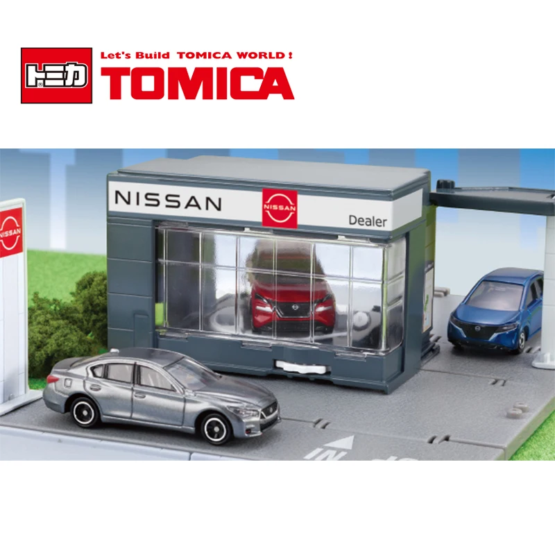 Realistic Nissan Dealership Diecast Scene Set 2 Realistic Nissan Dealership Diecast Scene Set - Image 2