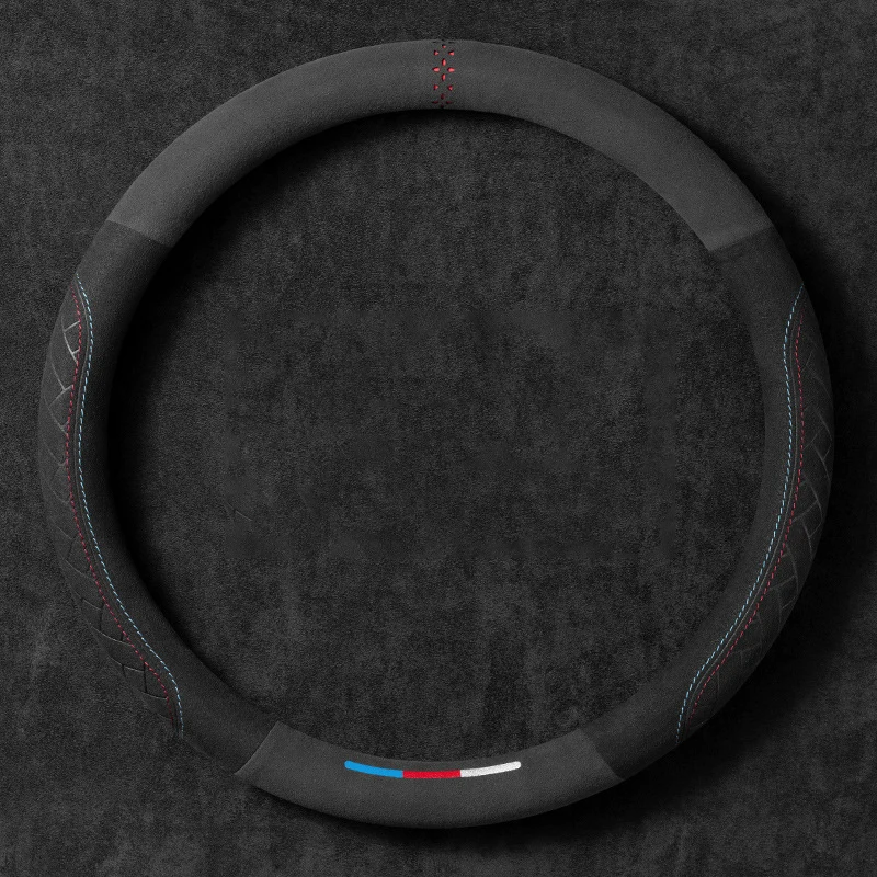 Suede Steering Wheel Cover for 38cm Wheels 7 Suede Steering Wheel Cover for 38cm Wheels - Image 7