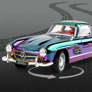 Mercedes-Benz 300SL 1:32 Diecast Model with Iridescent Finish 13 Sc17b1fb8507248aa93757838f9e7690ew