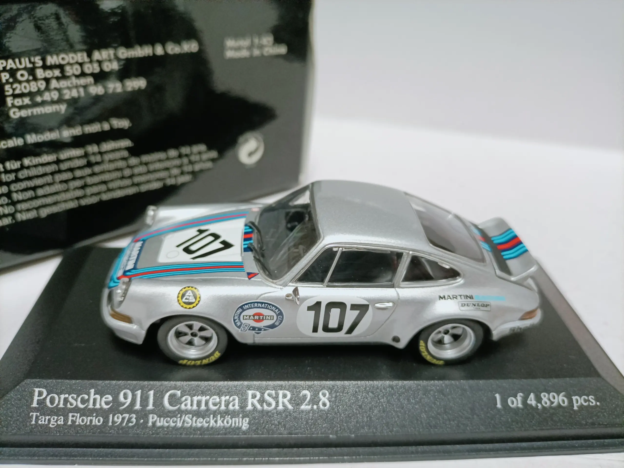 1:43 Porsche 911 Carrera RSR Model Replica 2 1:43 Porsche 911 Carrera RSR Model Replica - Image 2
