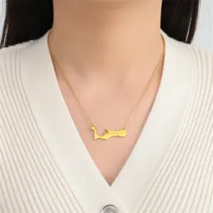 Cayman Islands Map Stainless Steel Pendant Necklace 13 Sc1ae9fd923e94fb78904f80f7d83975eP
