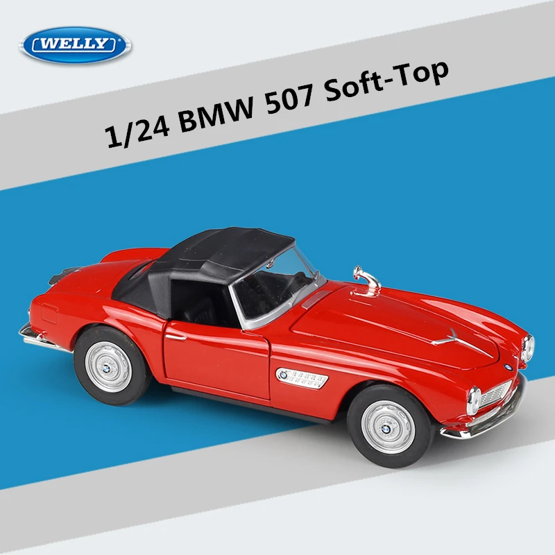 WELLY 1:24 BMW 507 Vintage Car Model 10 WELLY 1:24 BMW 507 Vintage Car Model - Image 10