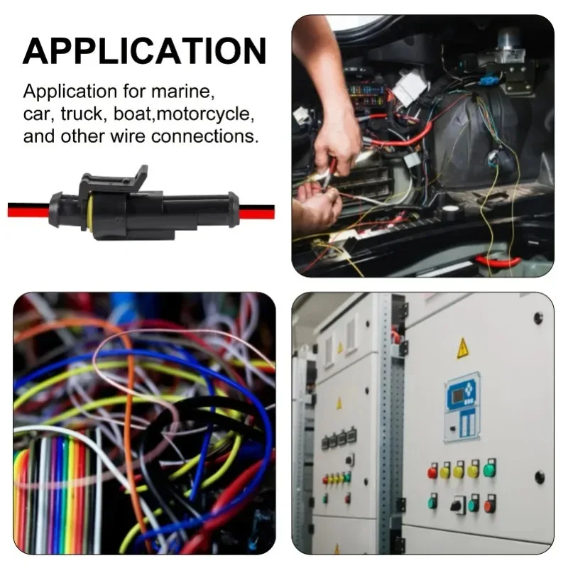 Waterproof 2-Pin Vehicle Connector Set 6 Waterproof 2-Pin Vehicle Connector Set - Image 6