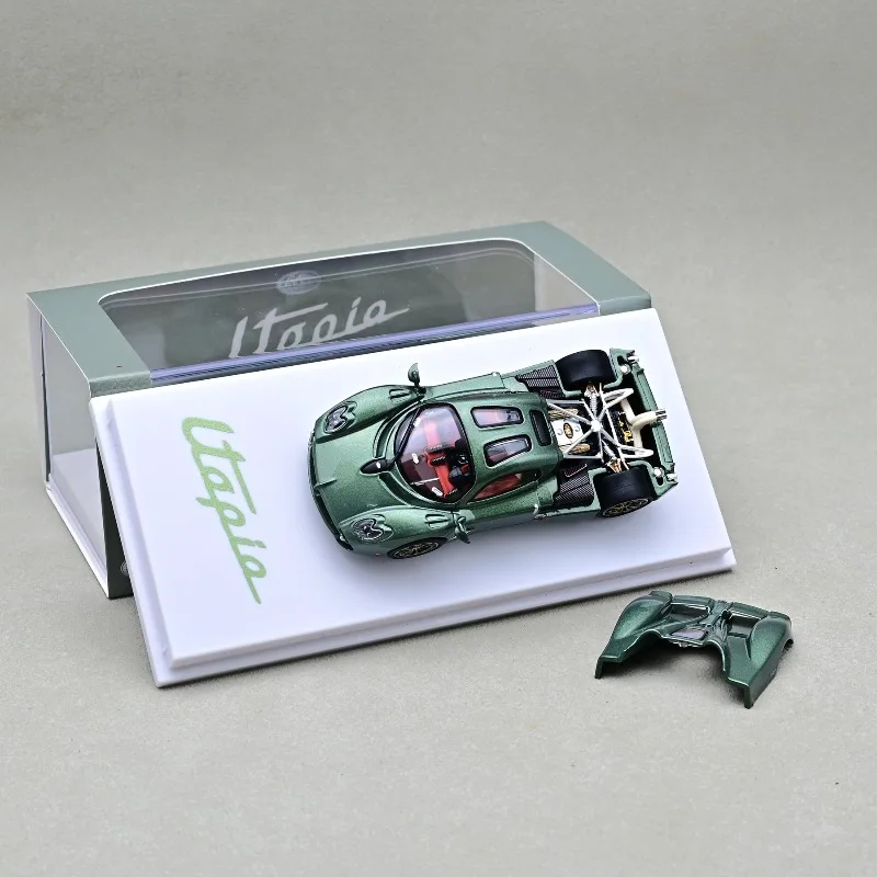 Pagani Utopia 1:64 Die-Cast Model in Metallic Green 5 Pagani Utopia 1:64 Die-Cast Model in Metallic Green - Image 5
