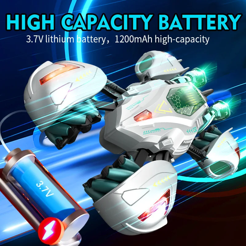 Futuristic 4WD RC Car with Lights 5 Futuristic 4WD RC Car with Lights - Image 5