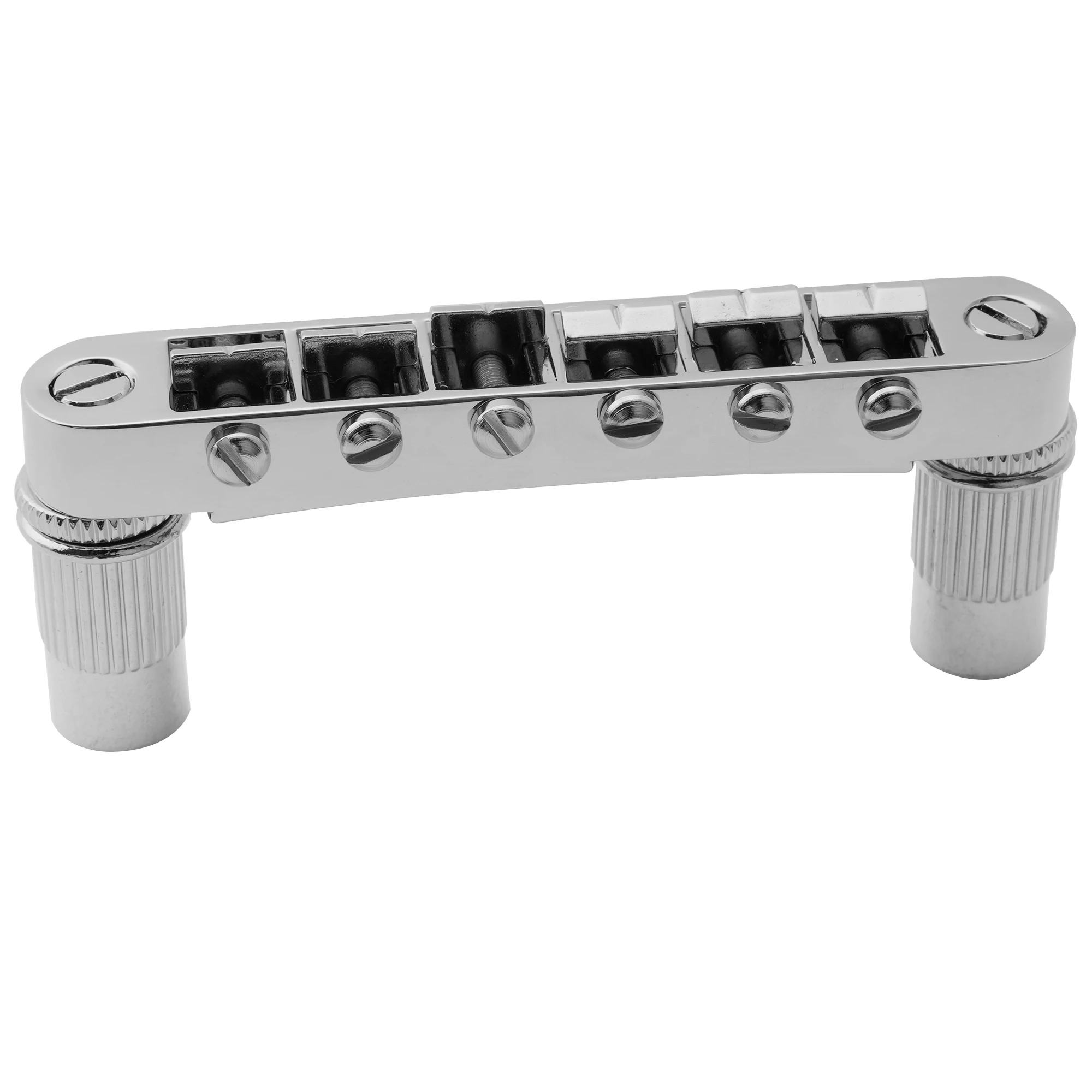 Musiclily Pro 52mm Tune-o-matic Bridge for Electric Guitars 9 Musiclily Pro 52mm Tune-o-matic Bridge for Electric Guitars - Image 9