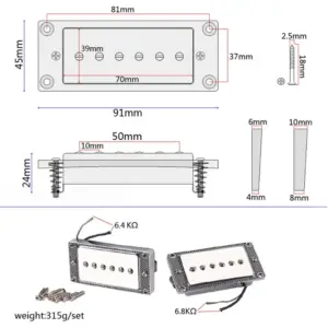 Silver Modern Single-Coil Pickup Set for Guitars 5 Sc27c2c7340544c1492cb7b8a63cdb75eI
