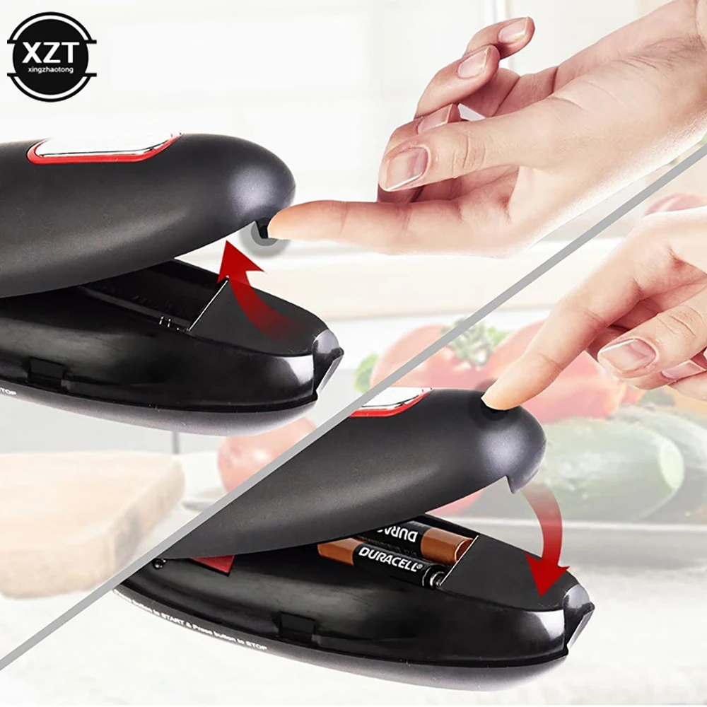 Sleek Black Electric Jar & Can Opener 5 Sleek Black Electric Jar & Can Opener - Image 5