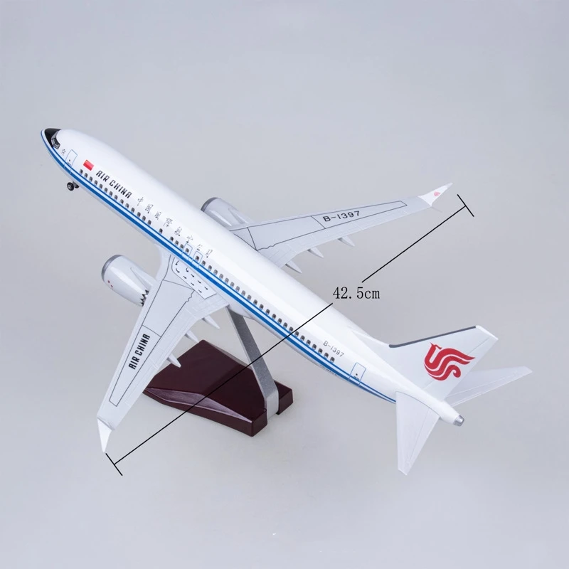 Boeing 737 Max 1/85 Scale Model with LED Light 6 Boeing 737 Max 1/85 Scale Model with LED Light - Image 6