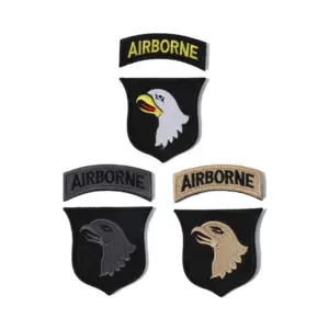 101st Airborne Tactical Patches Set of Two