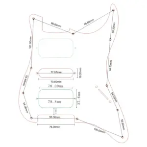 Fender Stratocaster HSH Pickguard in Multiple Colors 12 Sc30d62c30d0d4662924799629964f4ddz